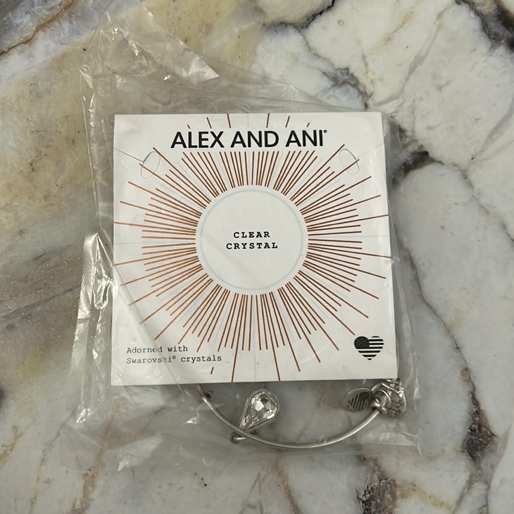 Alex and Ani bracelet - clear crystal - NWT